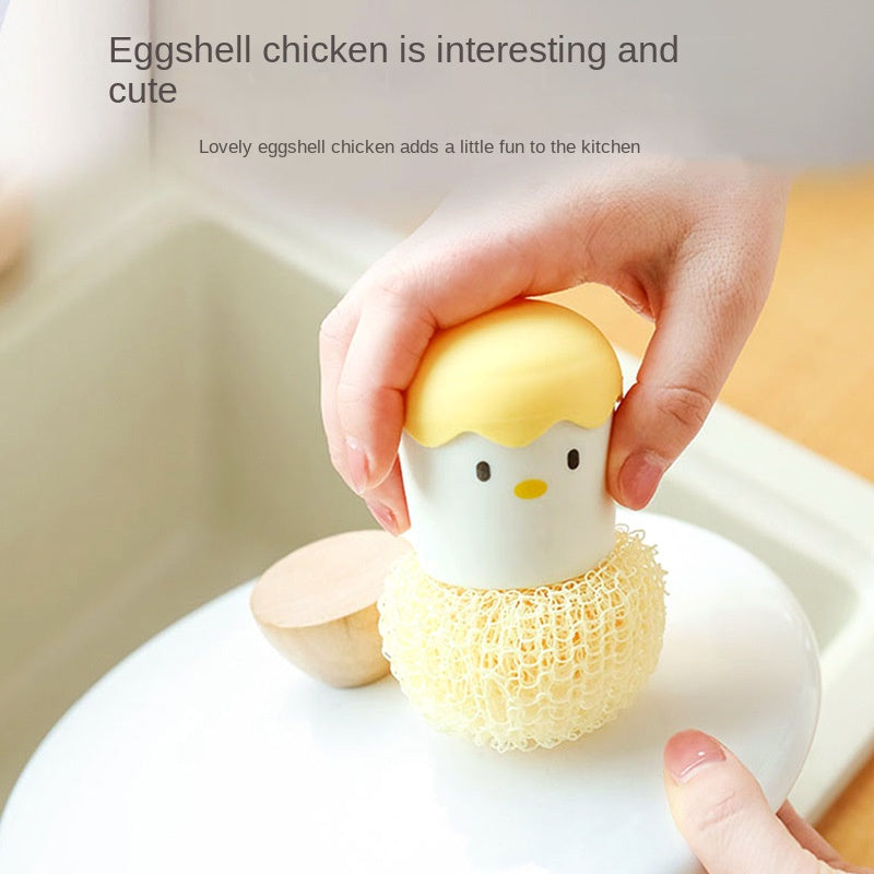 Chicken Pot Washing Brush