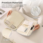 Quilted Soft Organizer with Tablet Storage