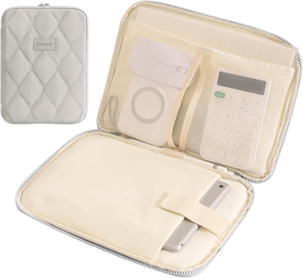 Quilted Soft Organizer with Tablet Storage