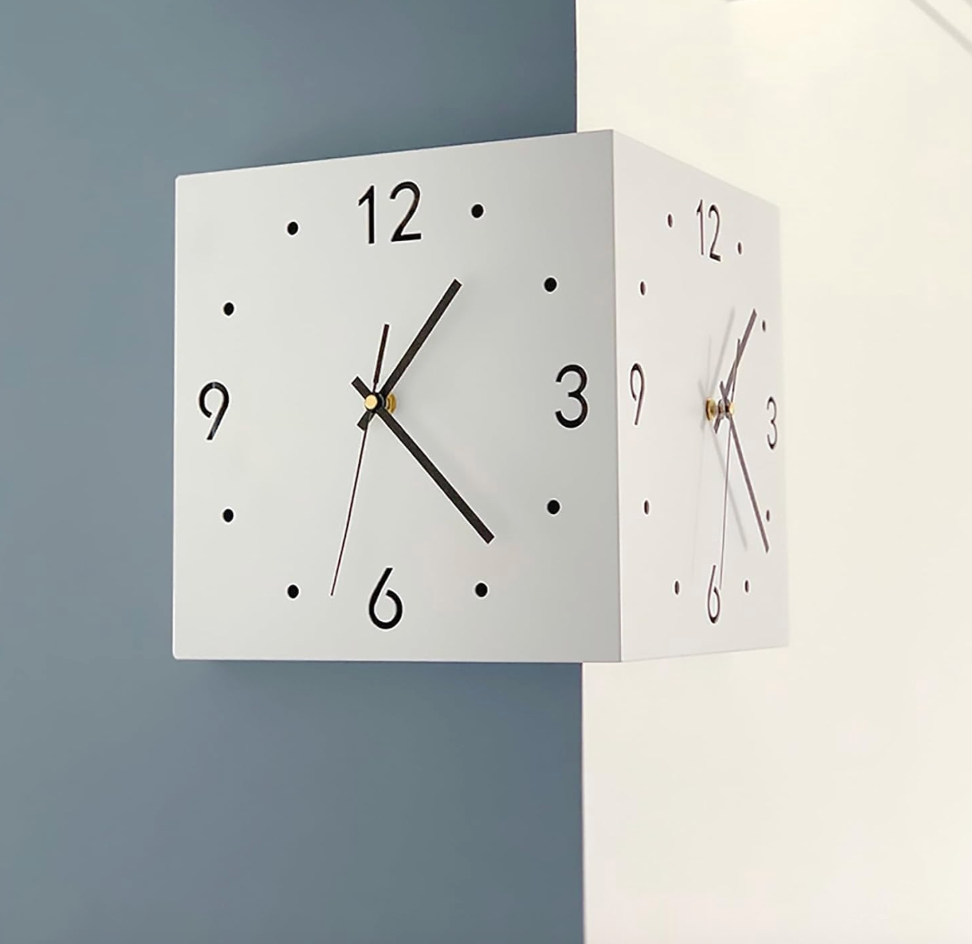 Double Sided LED Wall Clock