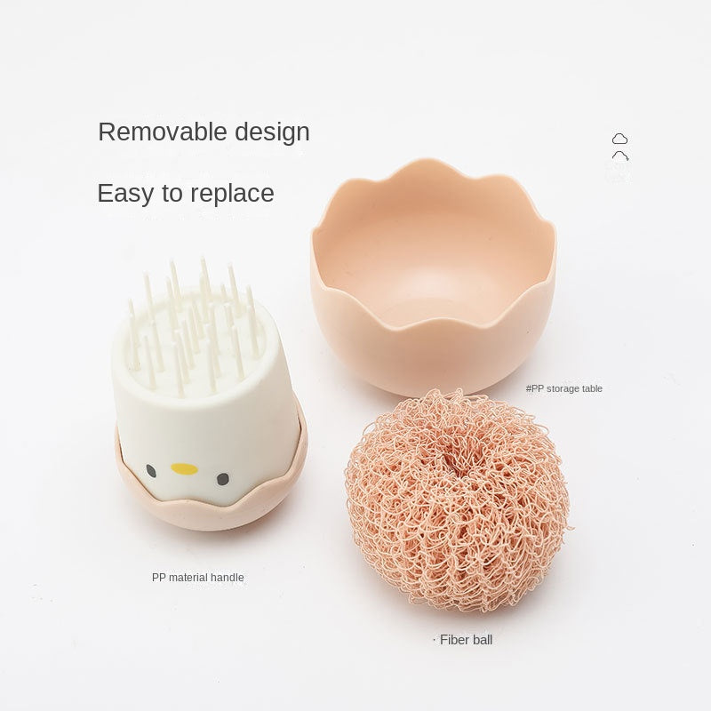Chicken Pot Washing Brush