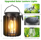 LED Solar Iron Basket Tungsten Lamp