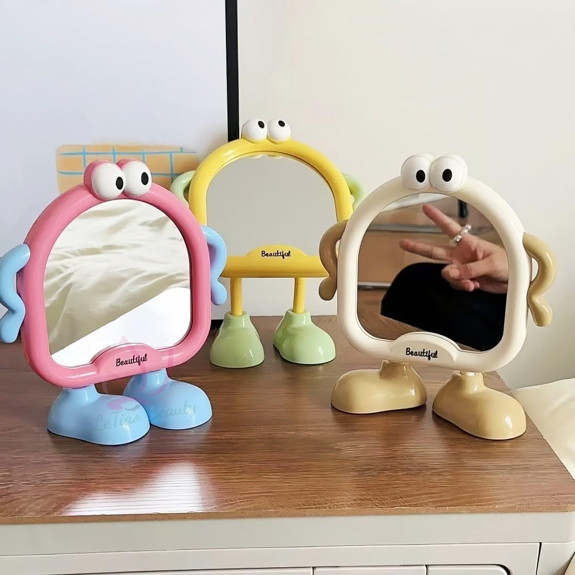 Cute Cartoon Standing Mirror