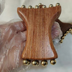 Facial Massage Roller with 20 Brass Beads