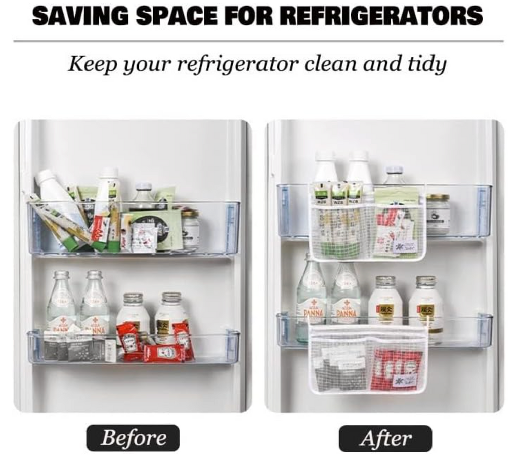 Refrigerator Storage Mesh Bag