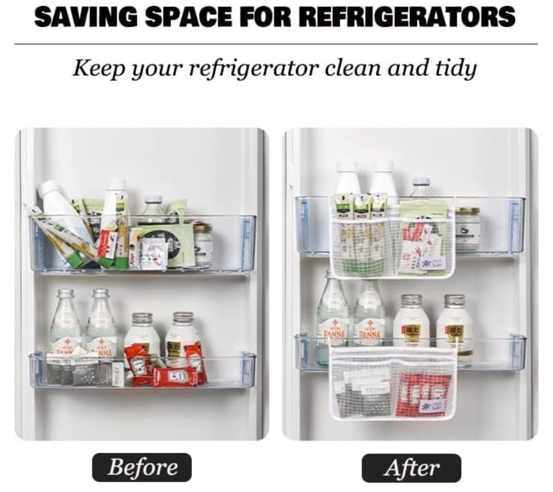 Refrigerator Storage Mesh Bag