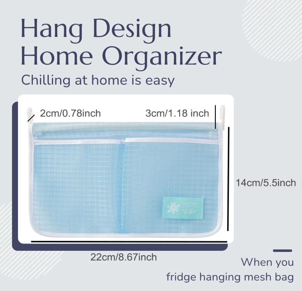 Refrigerator Storage Mesh Bag