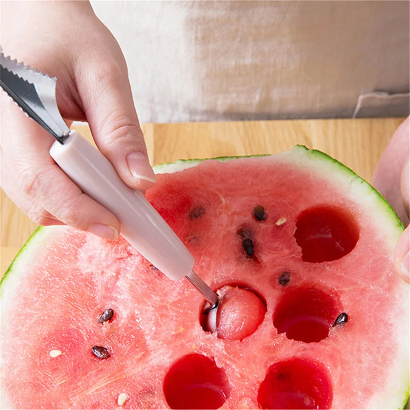 Double-Sided Fruit Melon Baller Spoon ( Pack of 2 )