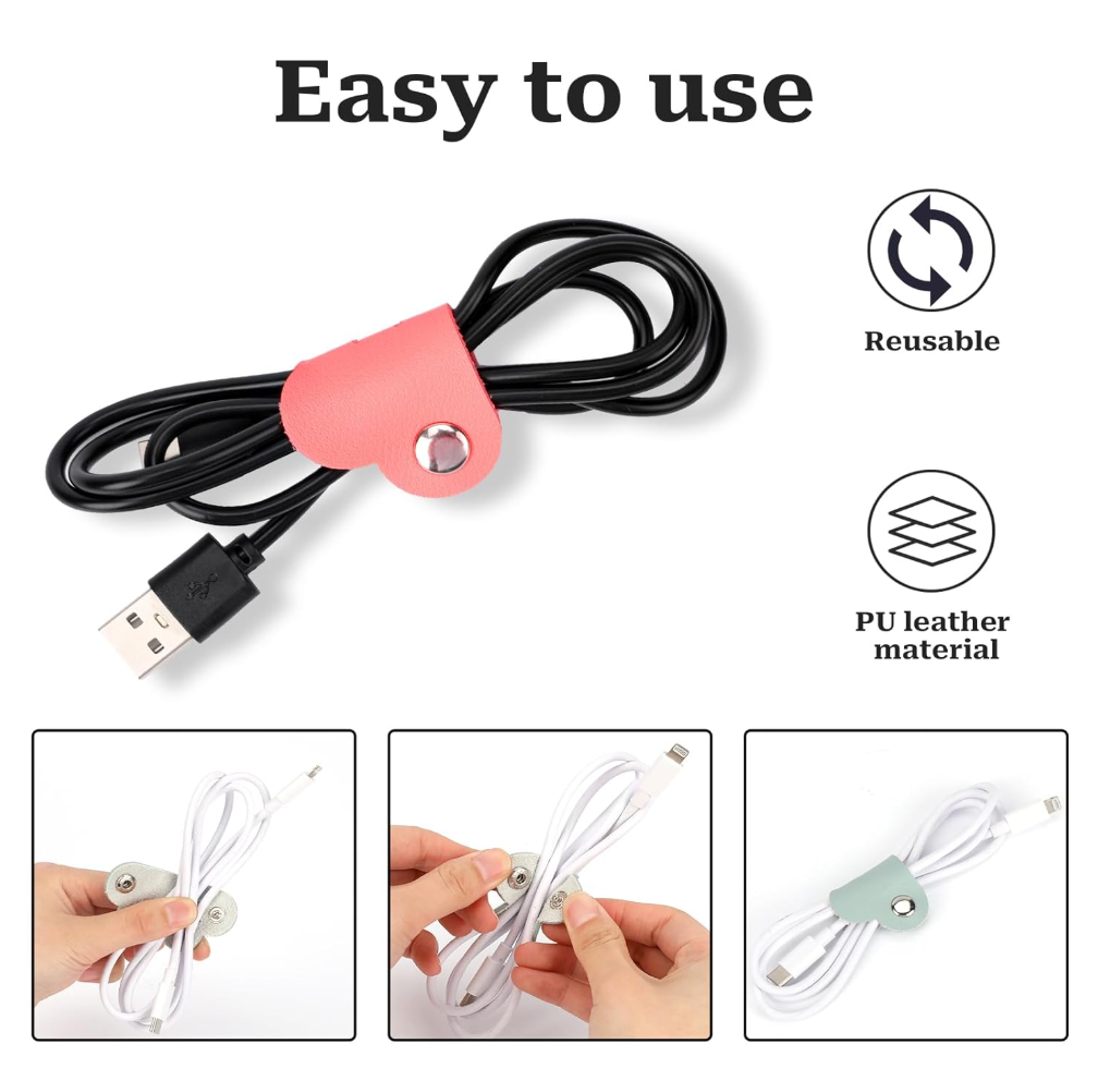 Heart Shape Cord Holder