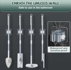 Wall Mounted Mop Organizer
