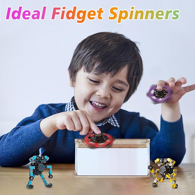 Transformable Fingertip Gyro Spinner