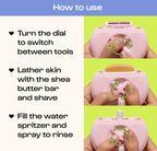 3-in-1 Women's Travel Hair Removal Device