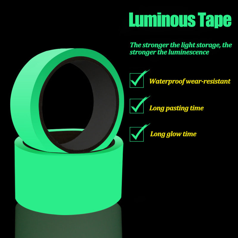 Glow Sticker Tape 10mm ( Pack Of 5 )