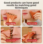 Facial Massage Roller with 20 Brass Beads