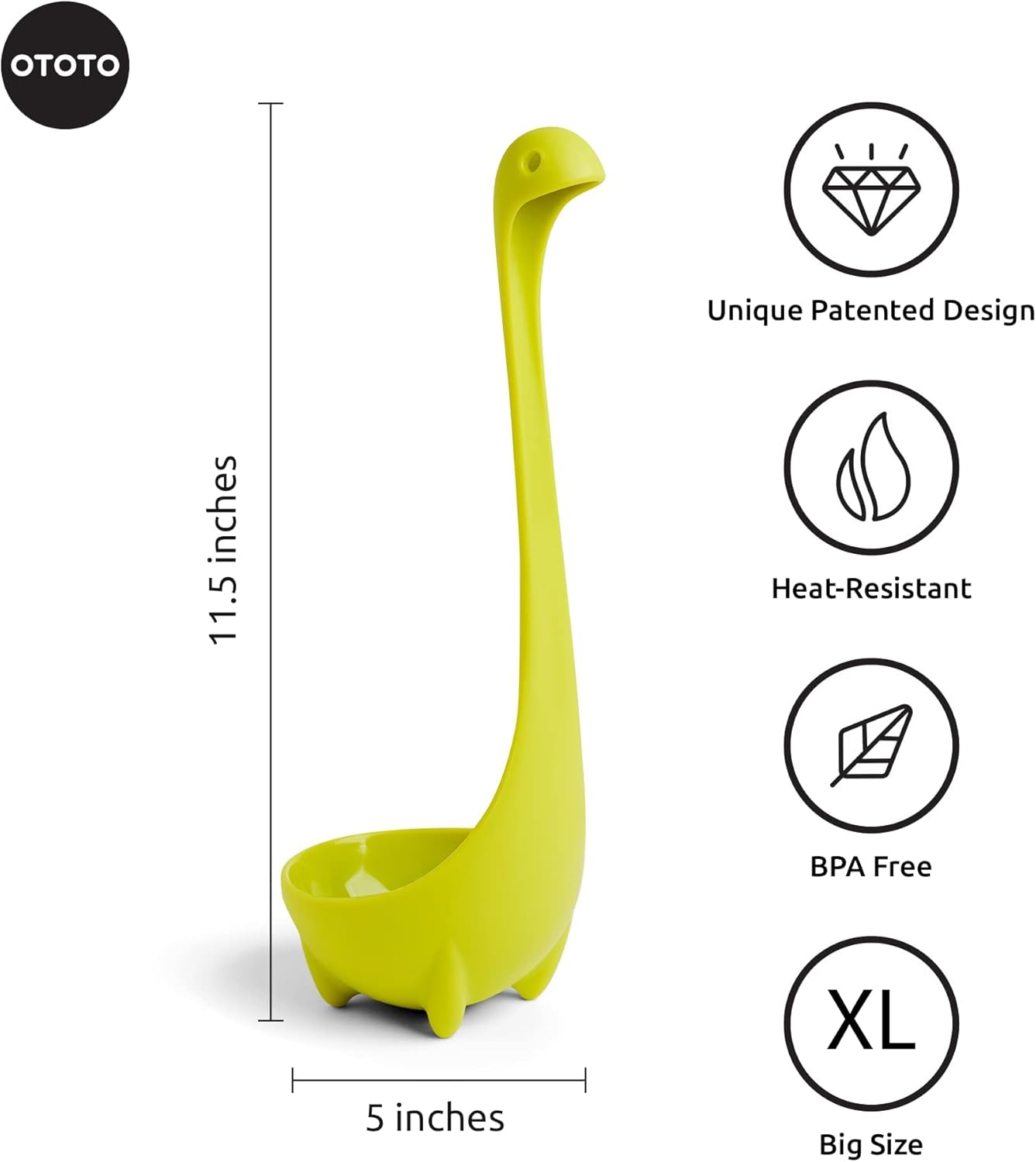 Heat Resistant Loch Ness Design Ladle