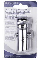 Water Saving Showerhead With Push Button Flow Control