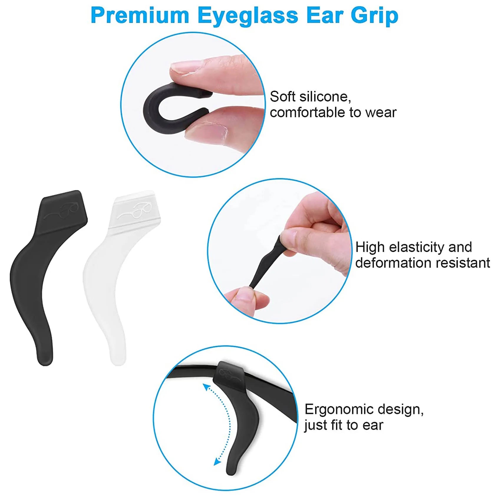 Anti-Slip Ear Specs Holder