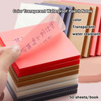 Transparent Sticky Notes (50 Sheets)