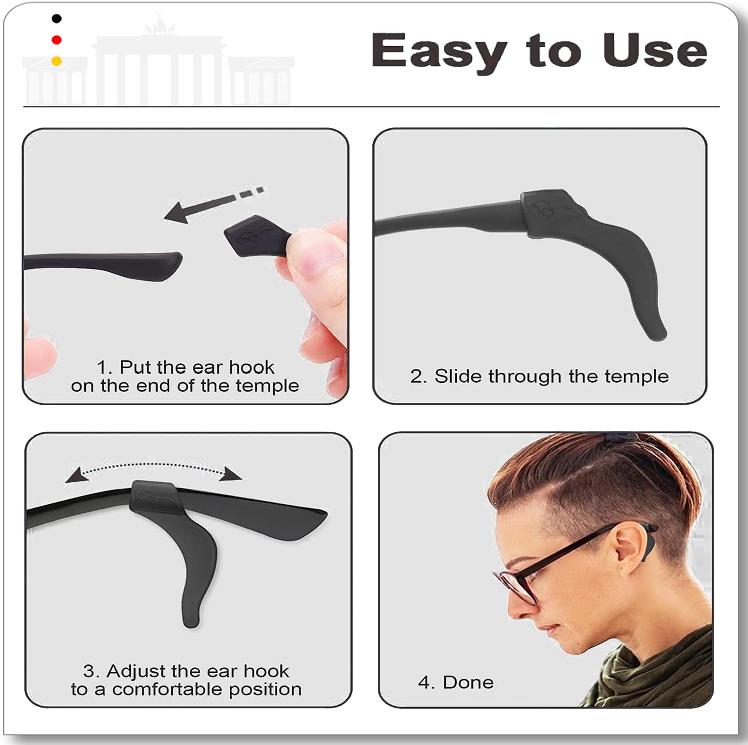 Anti-Slip Ear Specs Holder