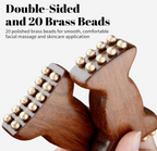 Facial Massage Roller with 20 Brass Beads