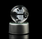 Pokemon Glass Crystal Pokeball