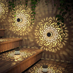 LED Solar Hollow Wall Light