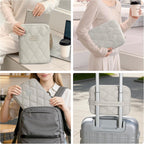 Quilted Soft Organizer with Tablet Storage