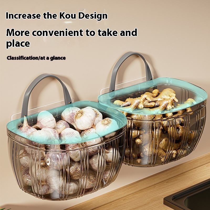 Multifunctional Wall Mounted Storage Basket