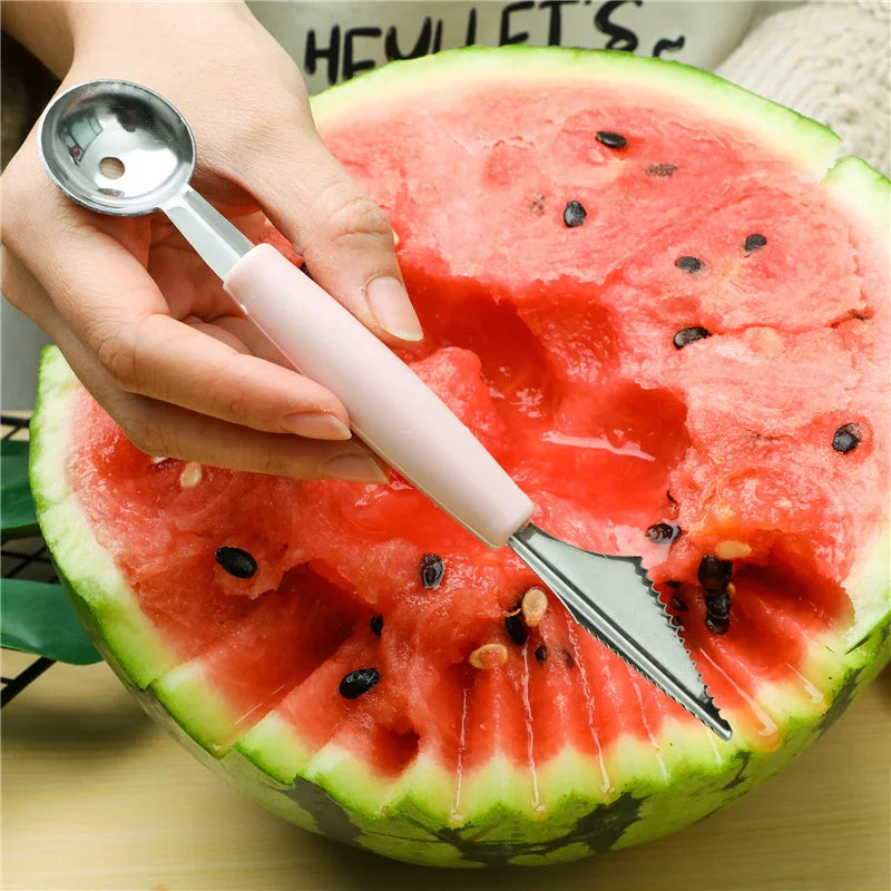 Double-Sided Fruit Melon Baller Spoon ( Pack of 2 )